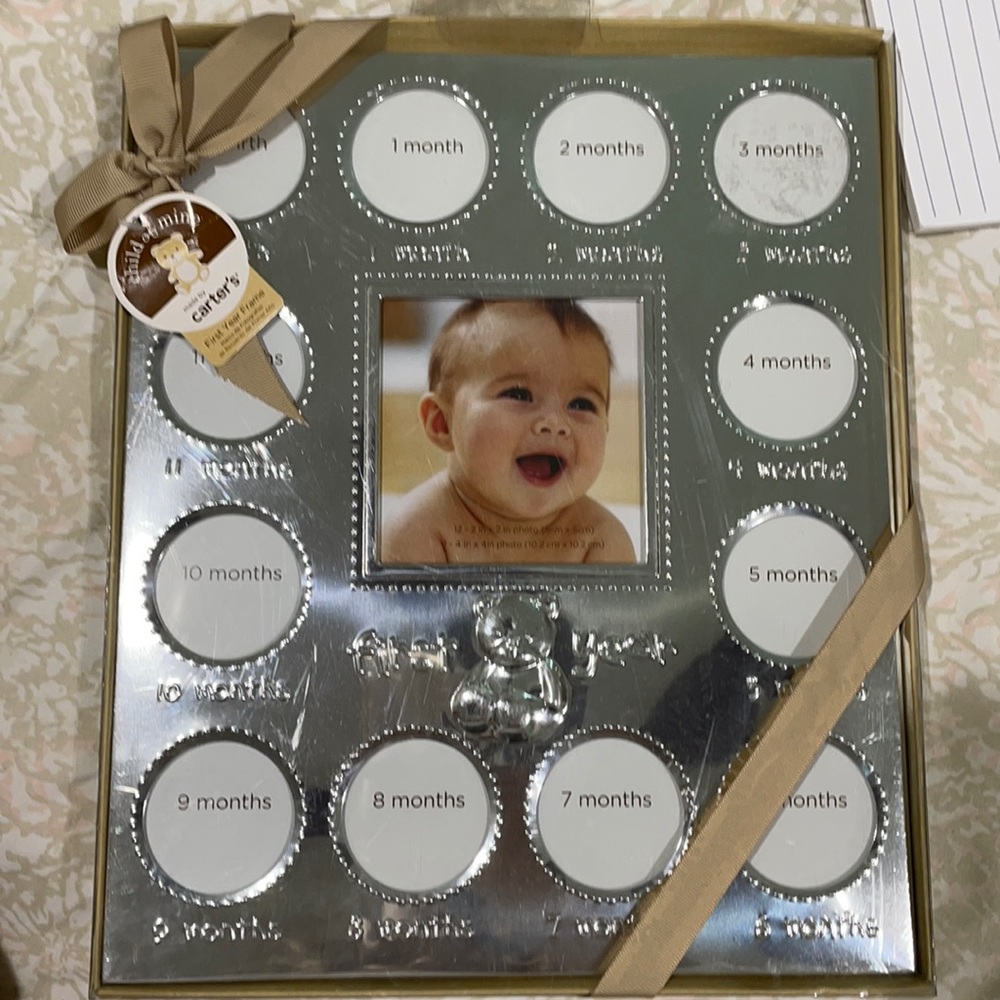First year picture frame new